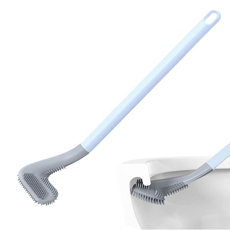 Multi-Purpose Long Handle Cleaning Brush – Pack of 2 | S-Shaped Scrub Brush for Bathroom