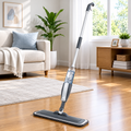 Stainless Steel Microfiber Spray Mop | 360° Rotating Head | Washable Pad | Floor Cleaning Mop with Water Spray
