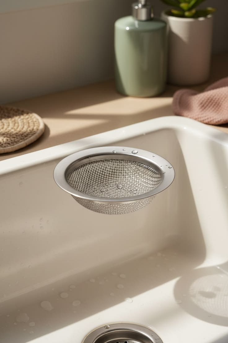 Stainless Steel Kitchen Sink Strainer Basket | Drain Filter Jali & Waste Stopper | 11 cm | Pack of 1
