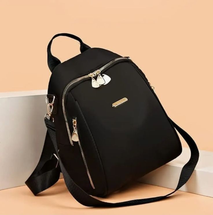 Women’s Stylish PU Backpack | 4-Compartment Solid Fashion Backpack | Trendy Bag for Girls & Women