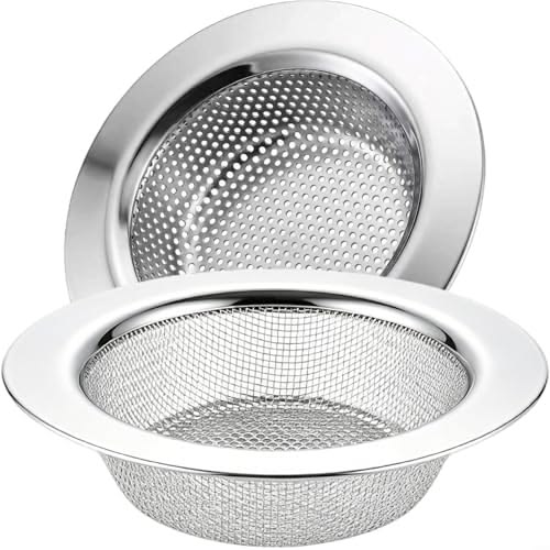 Stainless Steel Kitchen Sink Strainer Basket | Drain Filter Jali & Waste Stopper | 11 cm | Pack of 1