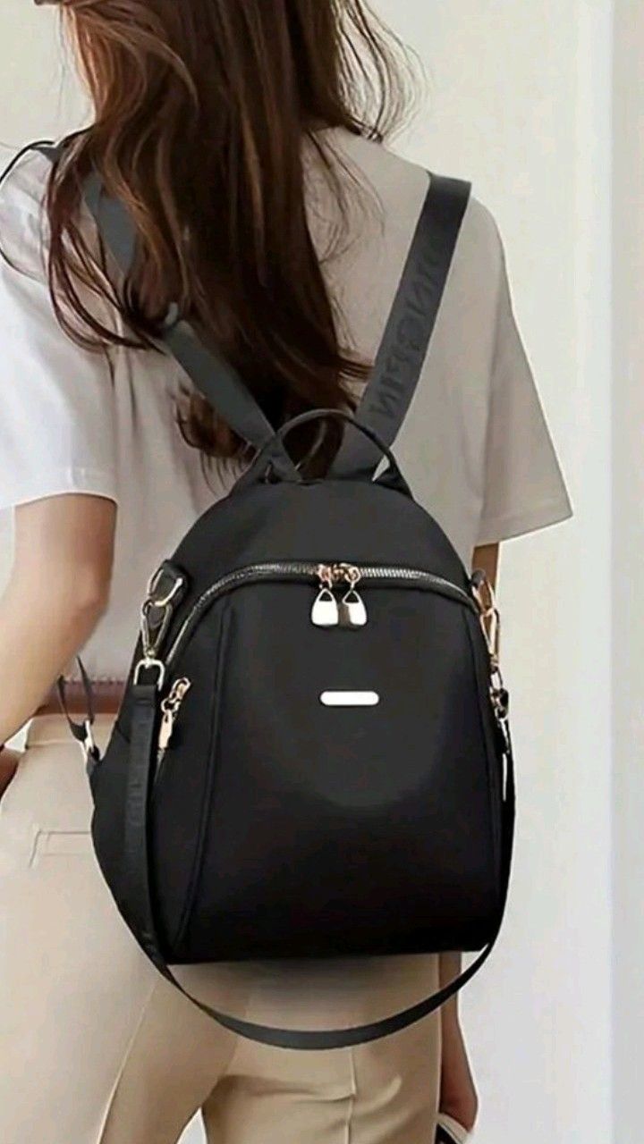 Women’s Stylish PU Backpack | 4-Compartment Solid Fashion Backpack | Trendy Bag for Girls & Women
