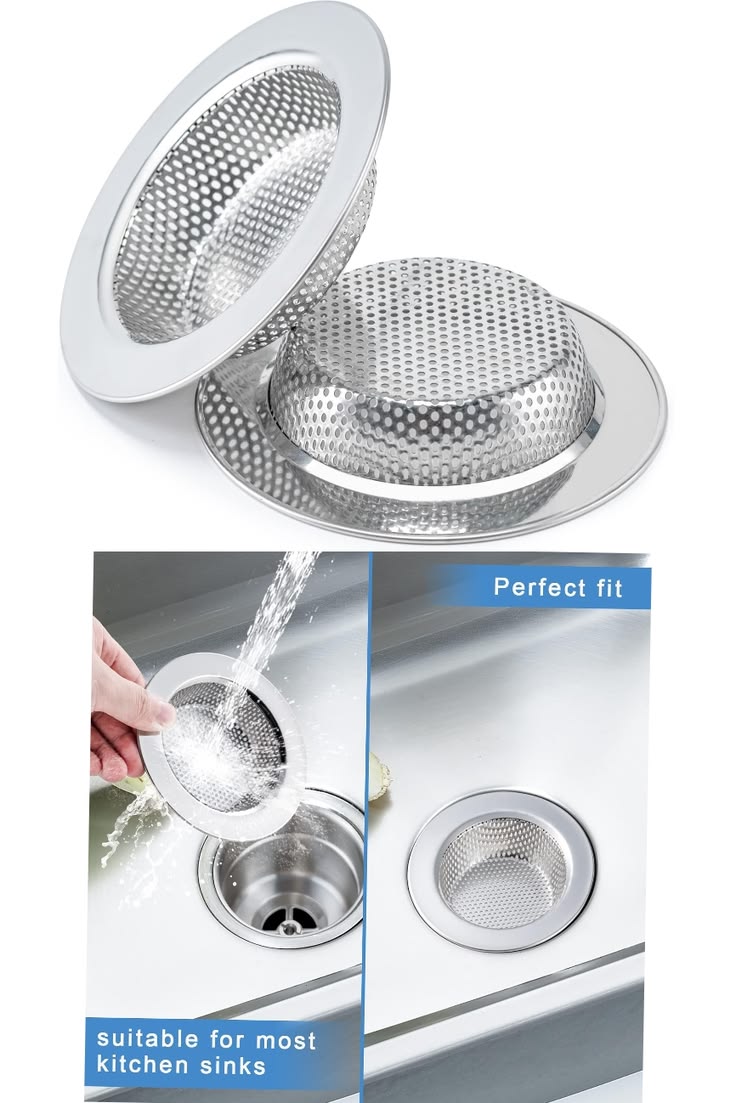 Stainless Steel Kitchen Sink Strainer Basket | Drain Filter Jali & Waste Stopper | 11 cm | Pack of 1